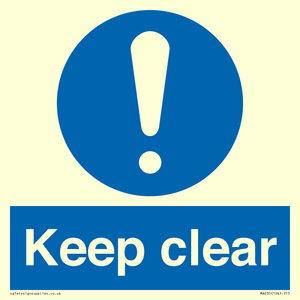 keep clear
